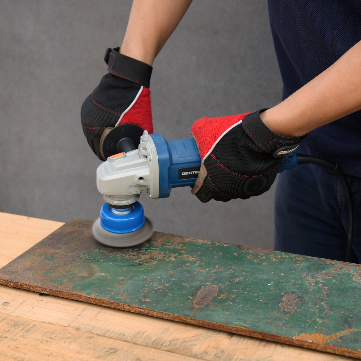 DEXTER ANGLE GRINDER CUP BRUSH FOR HARD DUSTING STEEL WIRES