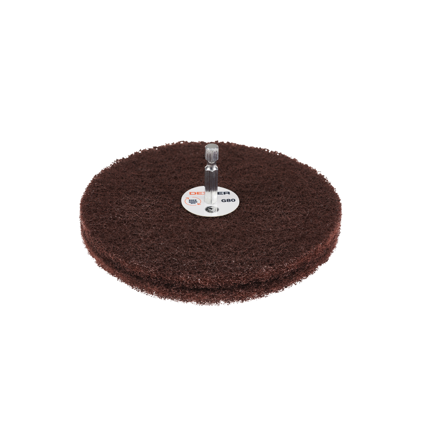 DEXTER DRILL CIRCULAR BRUSH FOR FINE PAINT STRIPPING ABRASIVE FOAM G80 127 MM