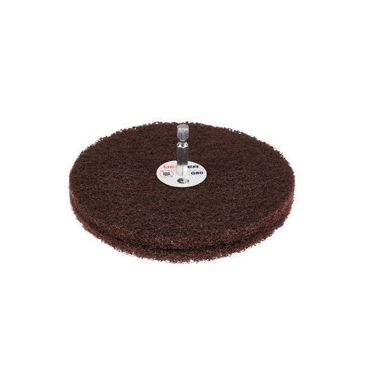 DEXTER DRILL CIRCULAR BRUSH FOR FINE PAINT STRIPPING ABRASIVE FOAM G80 127 MM