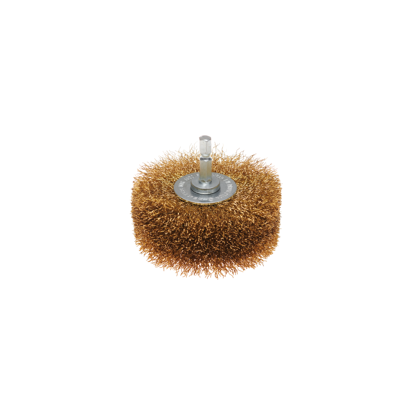 DEXTER DRILL CIRCULAR WIRE BRUSH FOR FINE DUSTING CRIMPED BRASS WIRES 80