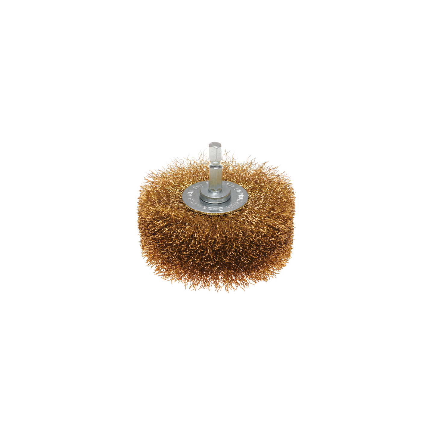 DEXTER DRILL CIRCULAR WIRE BRUSH FOR FINE DUSTING CRIMPED BRASS WIRES 80