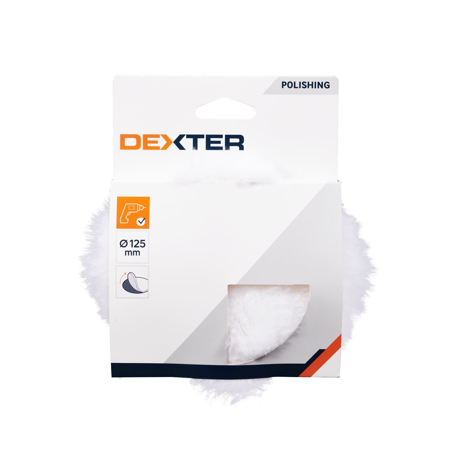 DEXTER FABRIC POLISHING CAP EASY FIX 125 MM