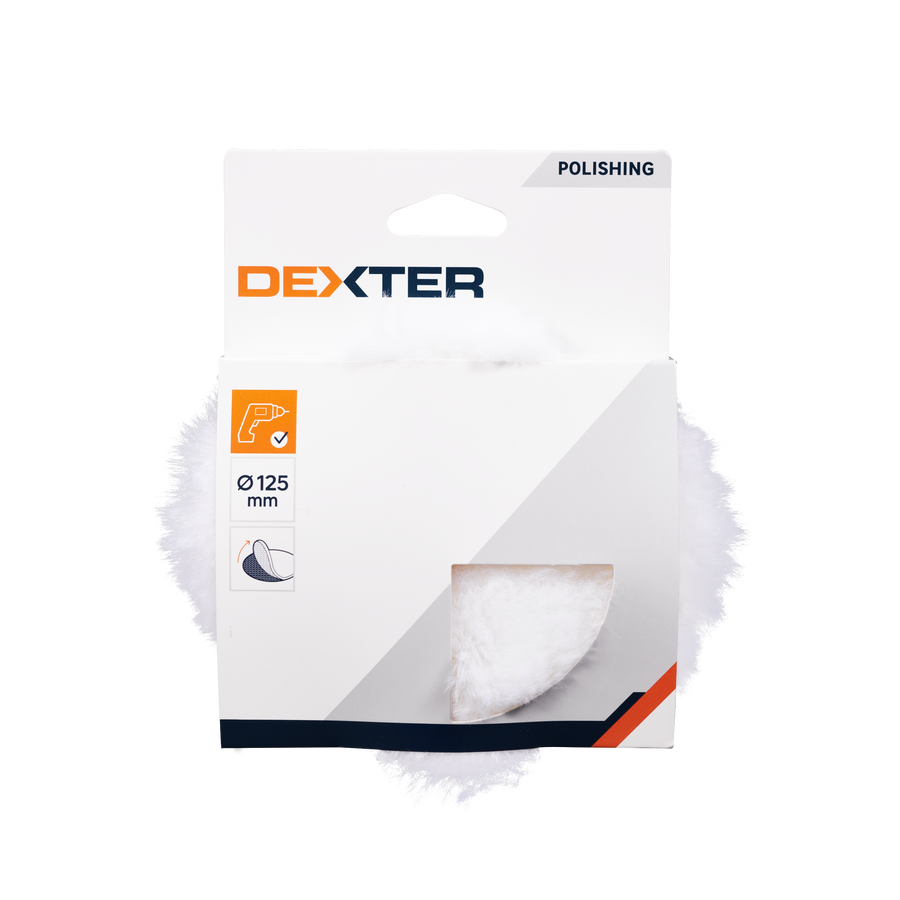 DEXTER FABRIC POLISHING CAP EASY FIX 125 MM