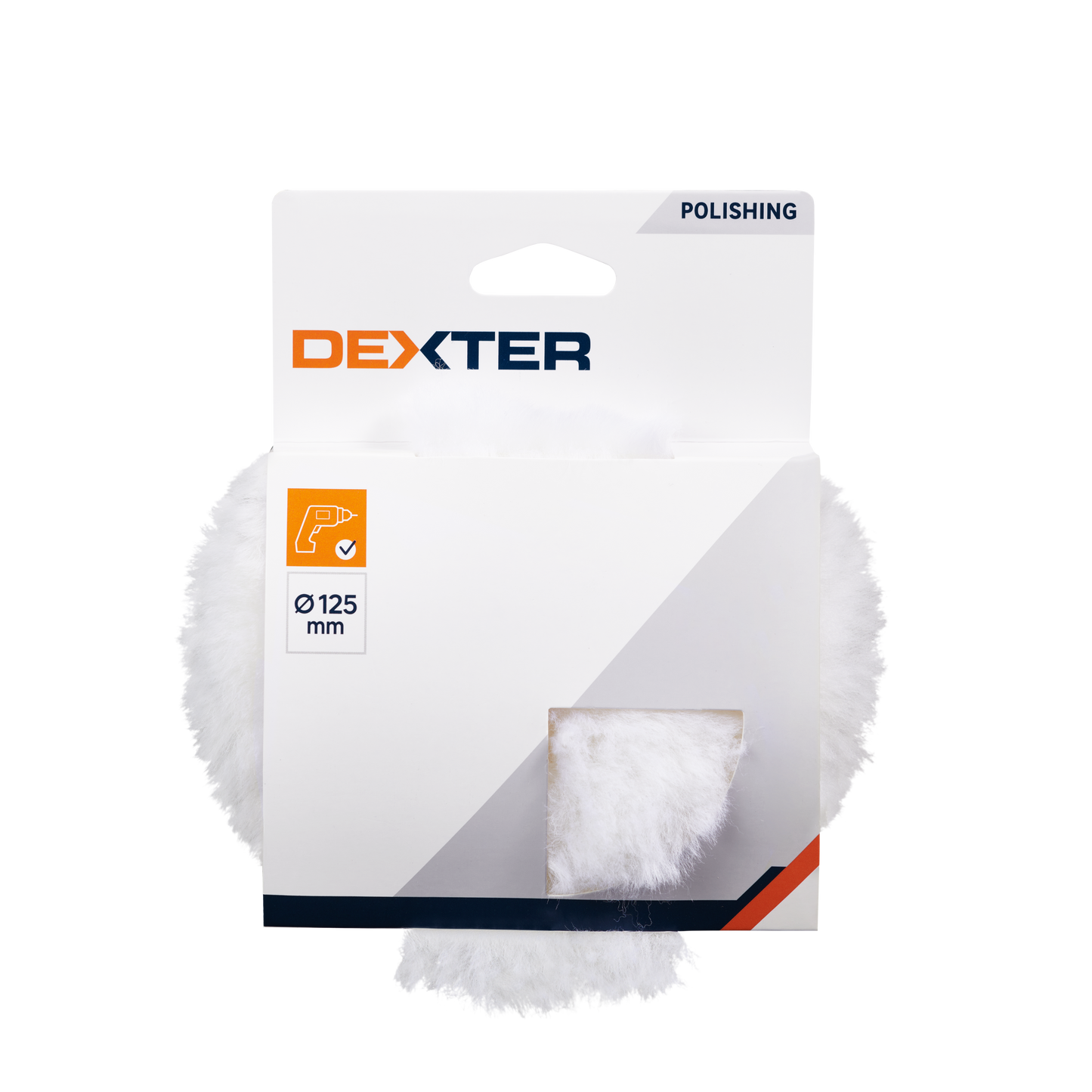 DEXTER POLISHING DRILL BRAIDED ROPE PAD 125 MM