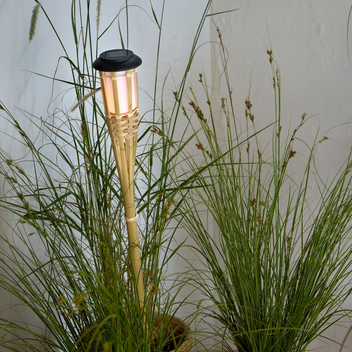 SOLAR STREETLIGHT ORPHEUS BAMBOO 60CM IP44