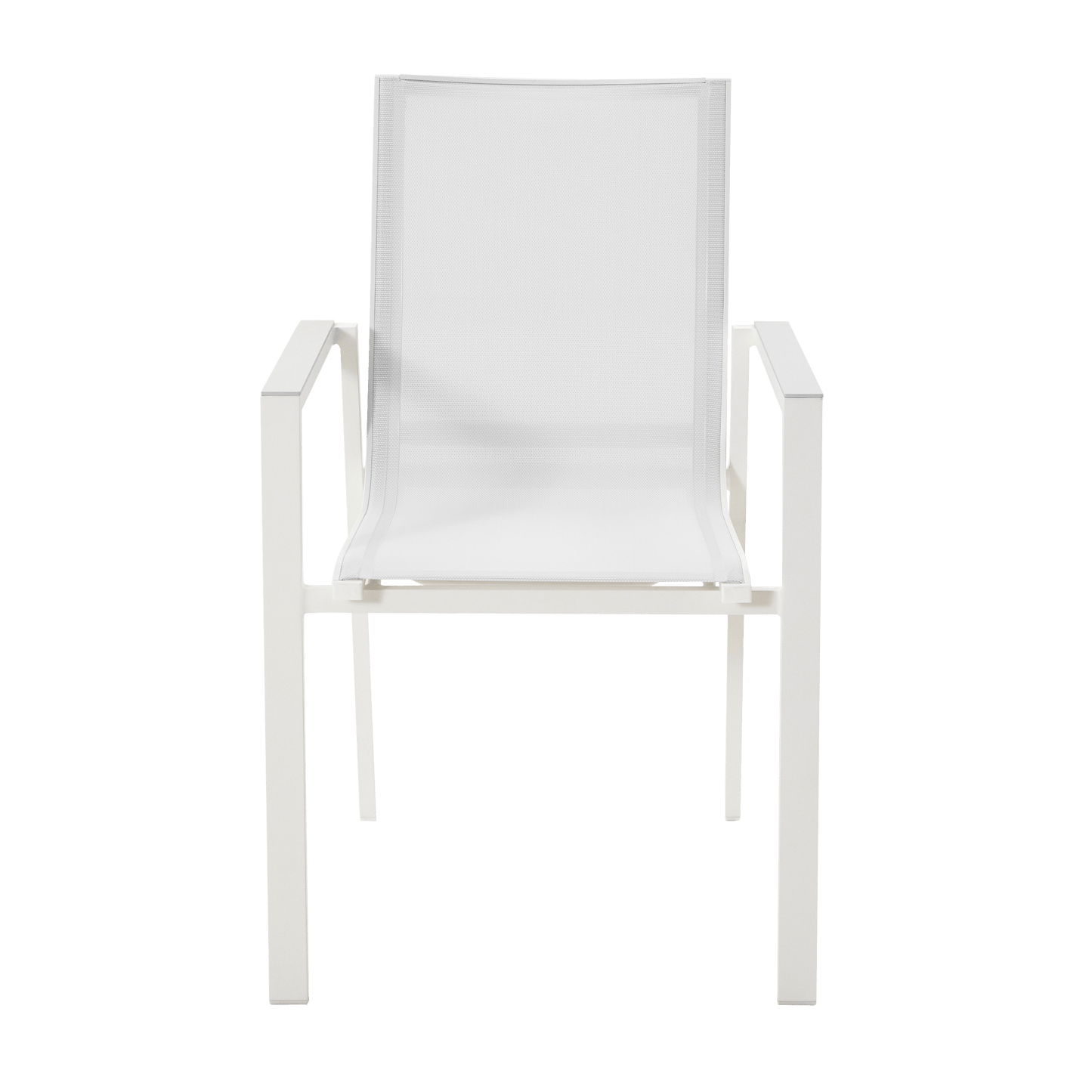 Bricocenter NATERIAL ODYSSEA ALUMINUM AND TEXTILENE ARMCHAIR WHITE