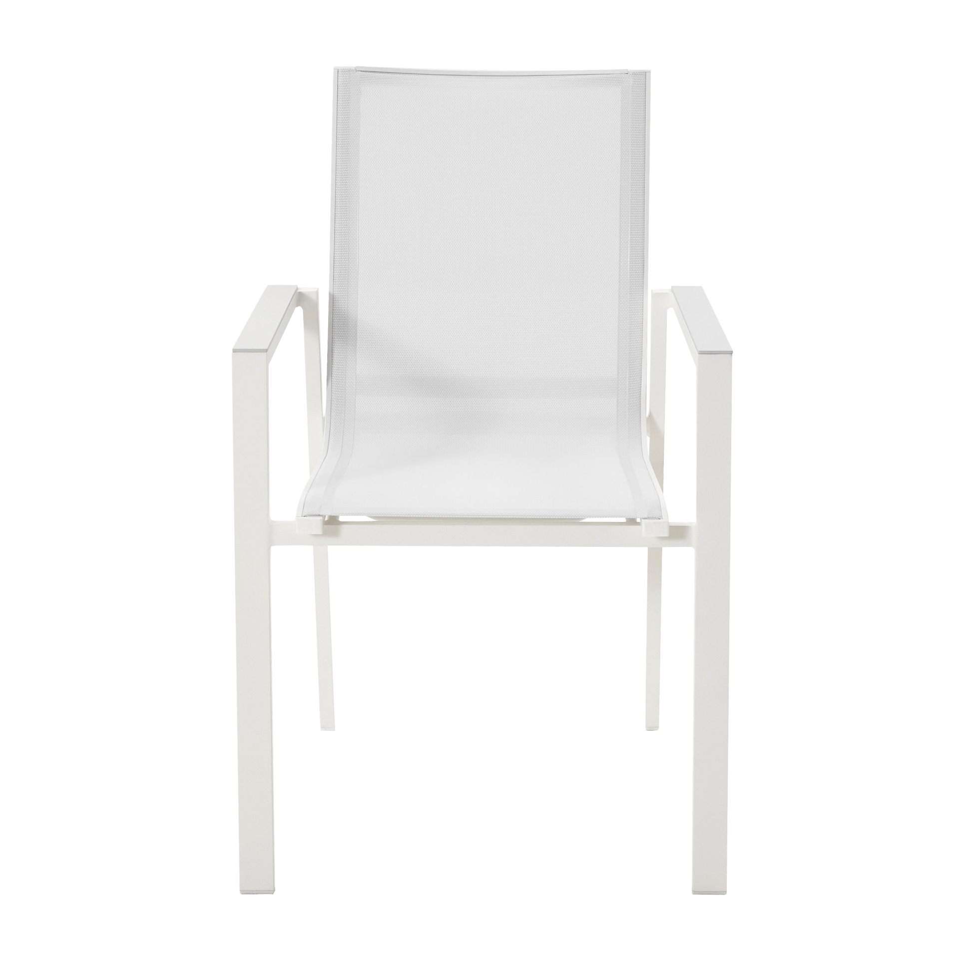 Bricocenter NATERIAL ODYSSEA ALUMINUM AND TEXTILENE ARMCHAIR WHITE