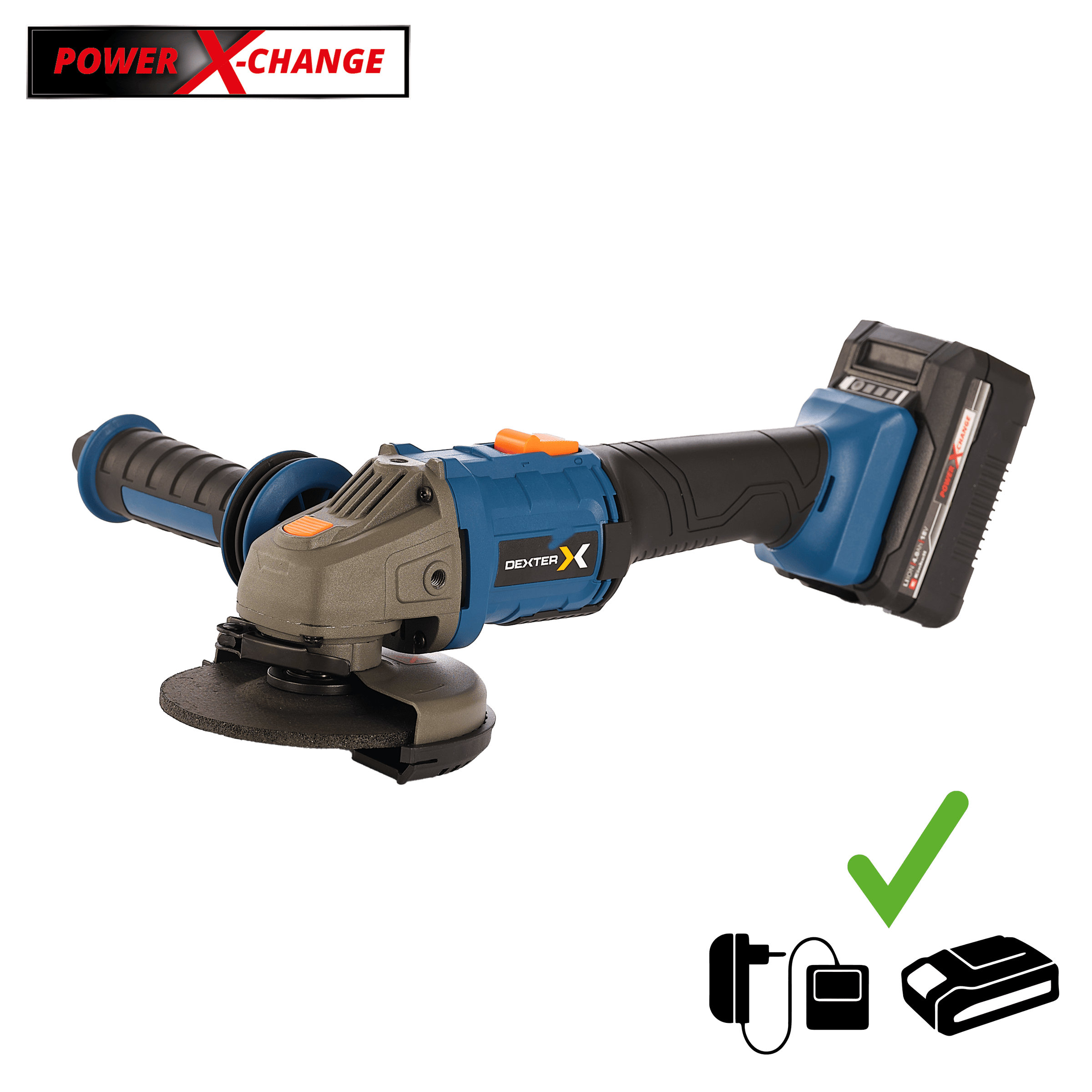 ANGLE GRINDER DEXTER 18V. 1 BA