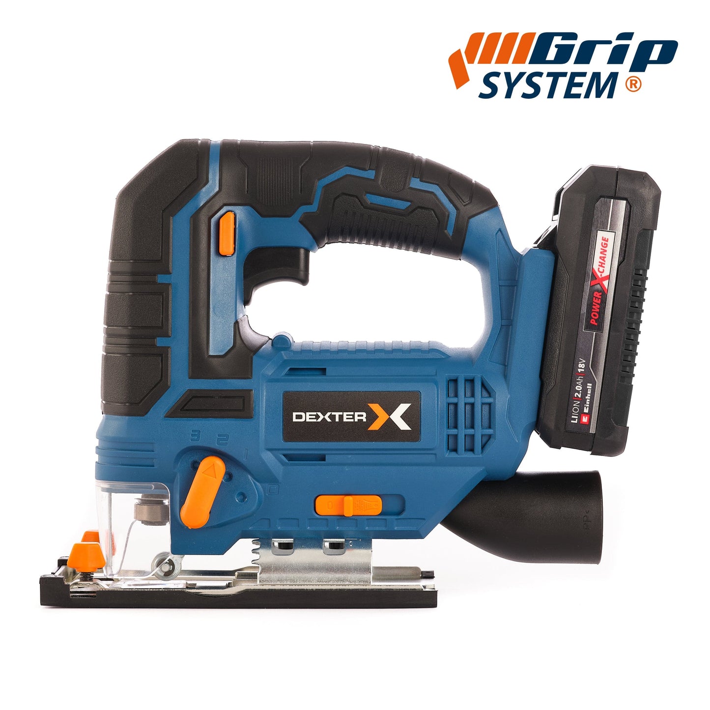 DEXTER 18V JIGSAW, 1 2.5AH BATTERY AND CHARGER