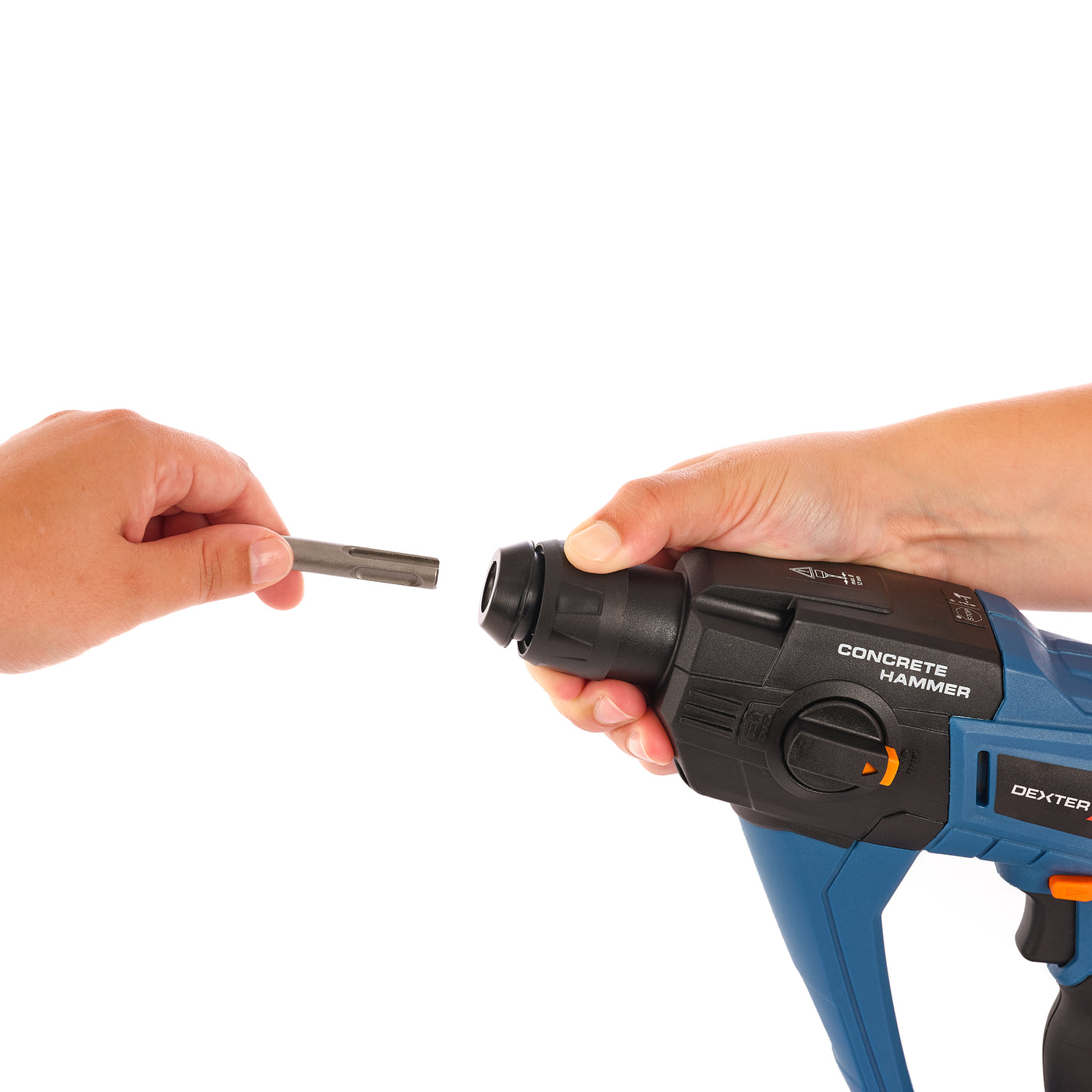 DEXTER 18V DEMOLITION HAMMER, 1 4AH BATTERY AND CHARGER