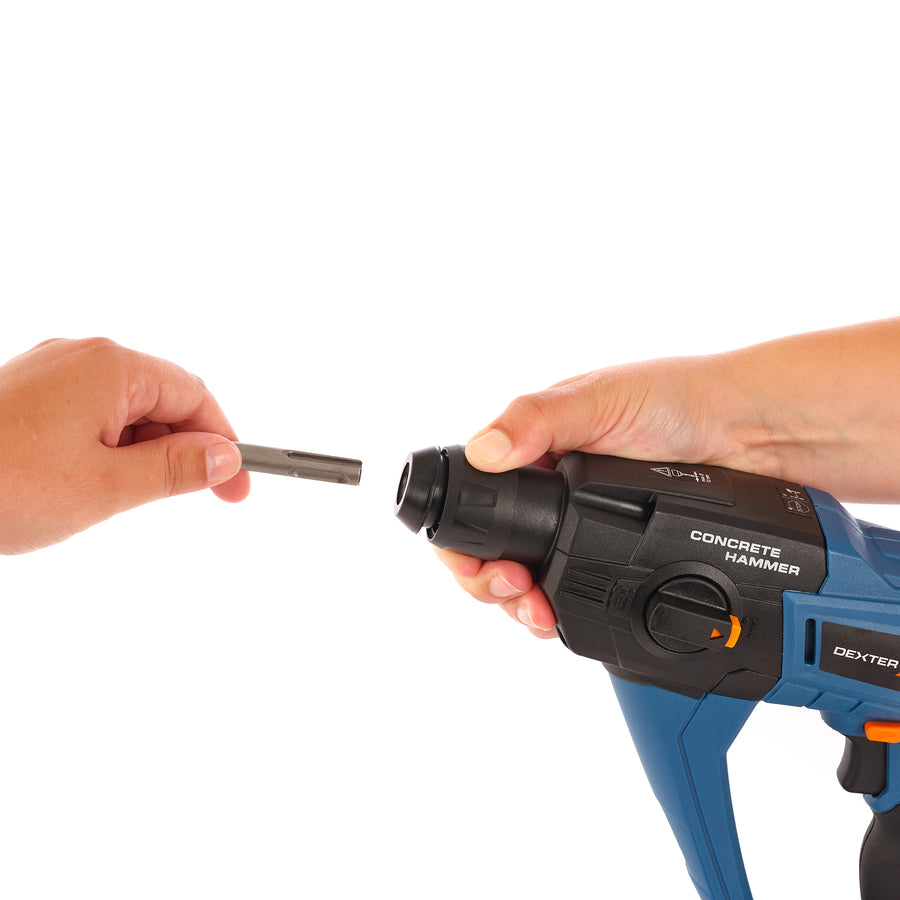 DEXTER 18V DEMOLITION HAMMER, 1 4AH BATTERY AND CHARGER