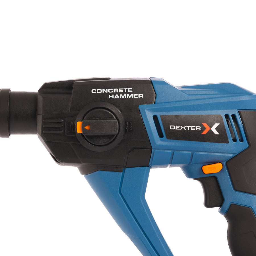 DEXTER 18V DEMOLITION HAMMER, 1 4AH BATTERY AND CHARGER