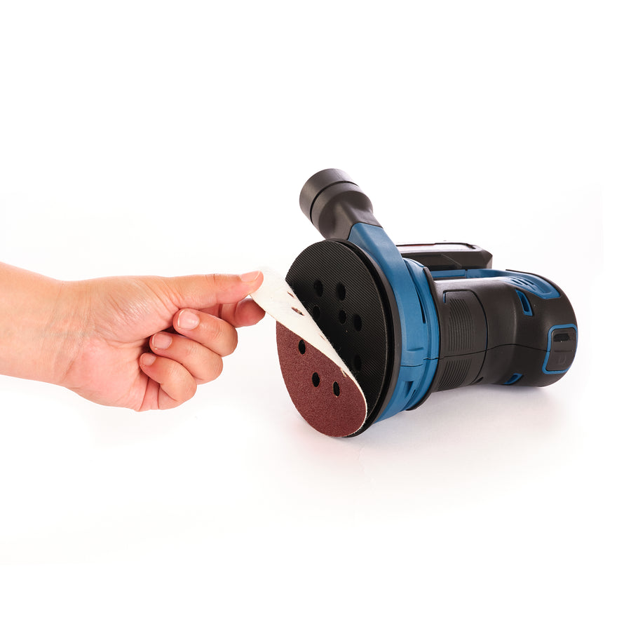 DEXTER 18V ORBITAL SANDER, 1 2AH BATTERY AND CHARGER