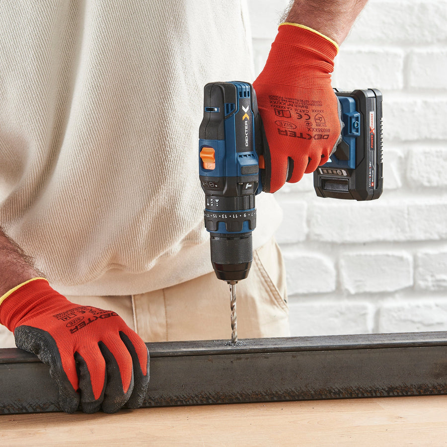 DEXTER 18V IMPACT DRILL DRIVER, 1 2.5AH BATTERY AND CHARGER