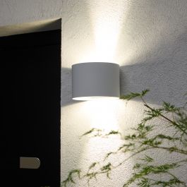 ROXBURY ALUMINIUM WALL LIGHT WHITE 13.7X11.7X9.5CM LED 4.1W 850LM NATURAL LIGHT IP54