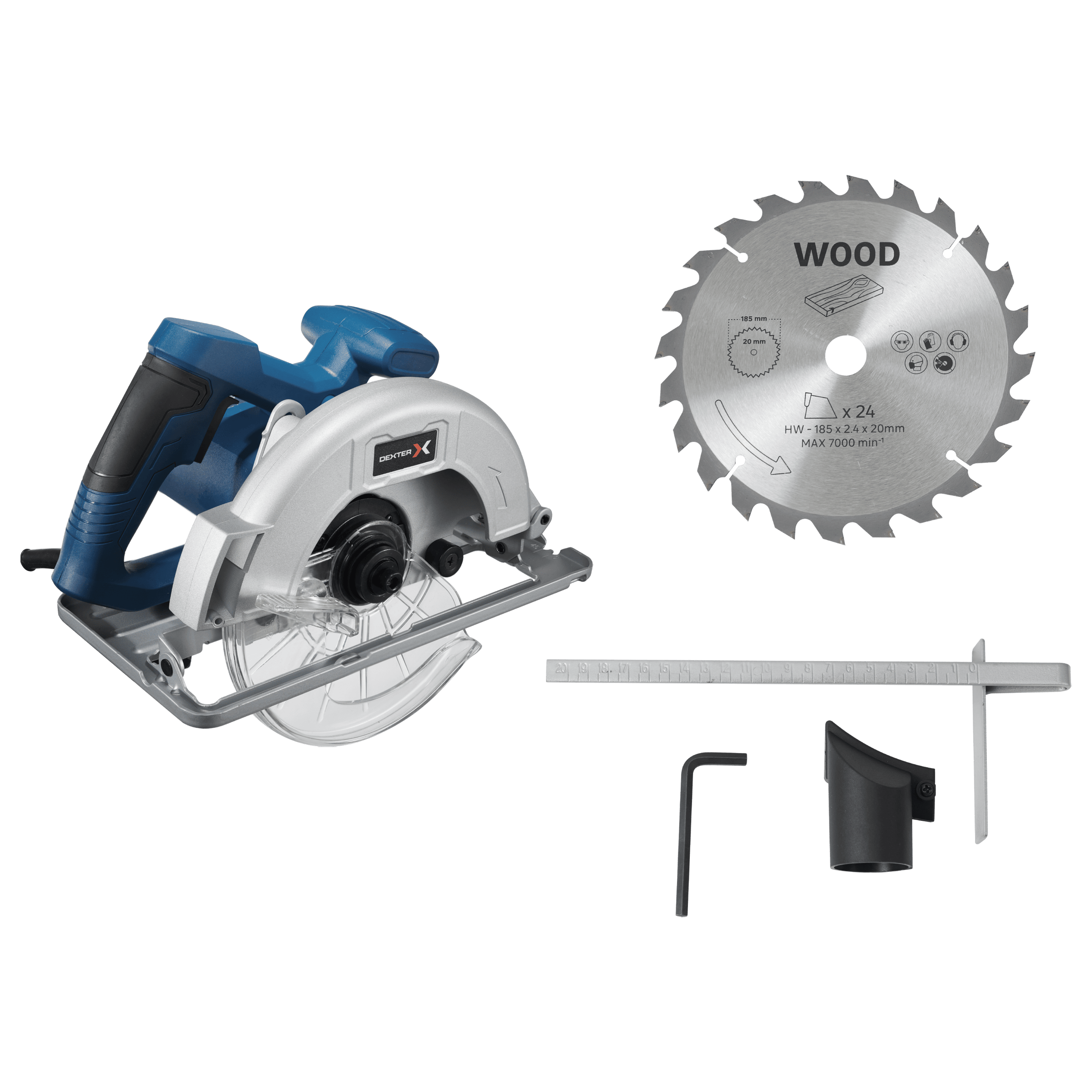 CIRCULAR SAW 185MM 1200W LAM 24 TEETH