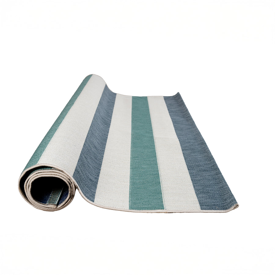 OUTDOOR RUG LAGOON DENIM MINT 160X230CM