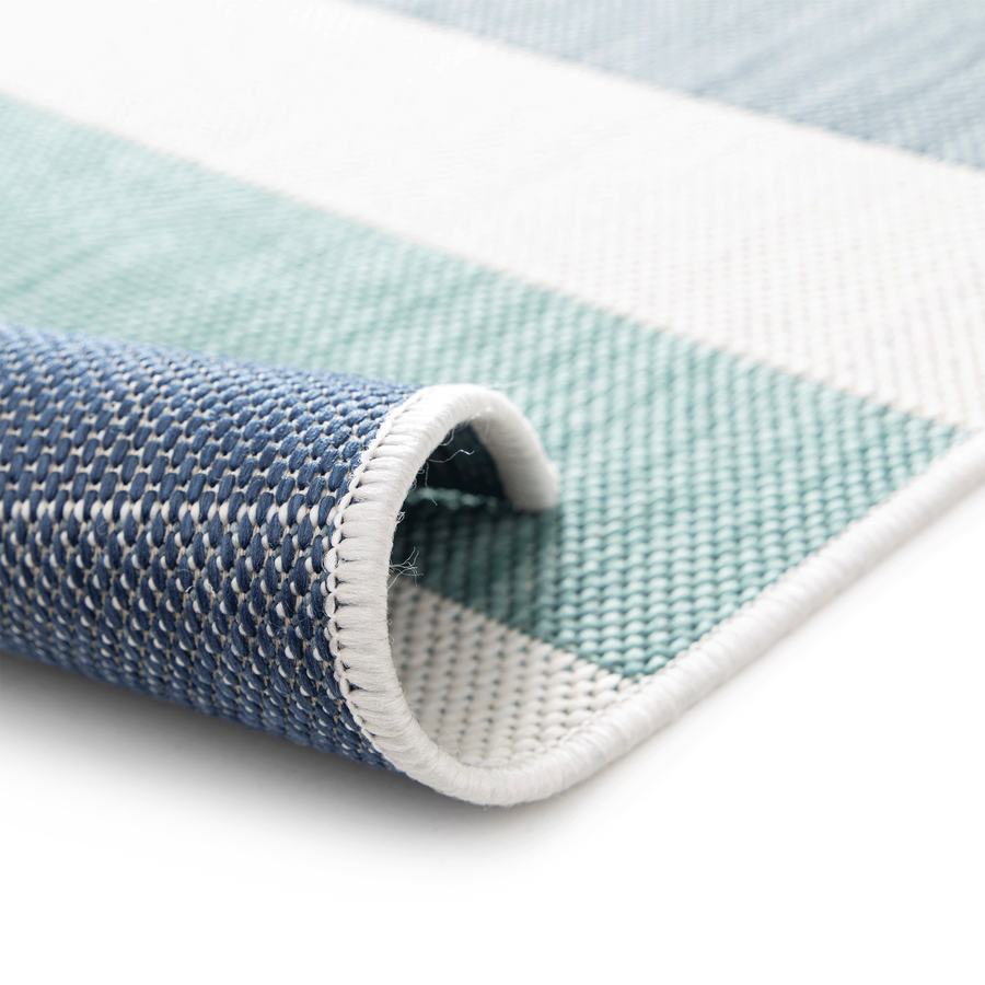 OUTDOOR RUG LAGOON DENIM MINT 160X230CM