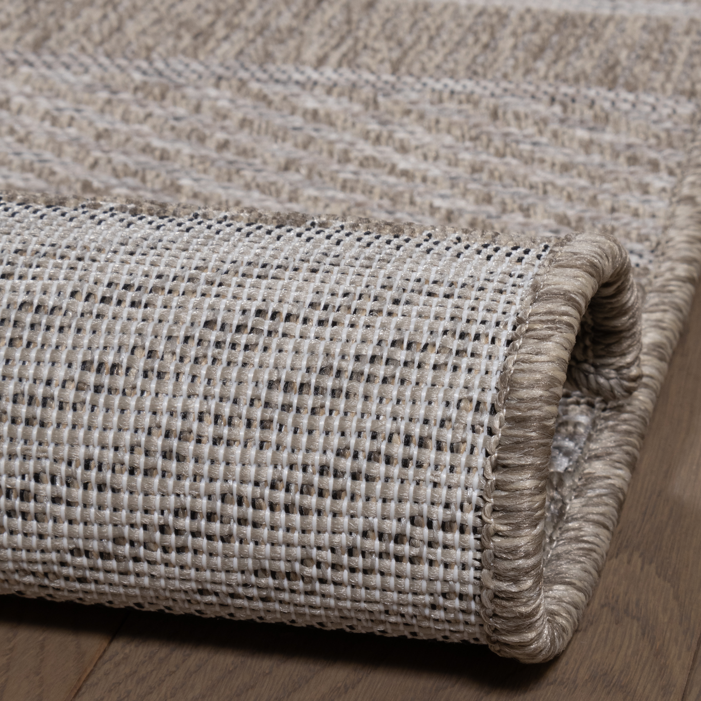 BEIGE SEMBA OUTDOOR RUG 160X230CM INSPIRE