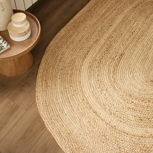 Bricocenter NILS OVAL RUG 50X80 CM NATURAL JUTE