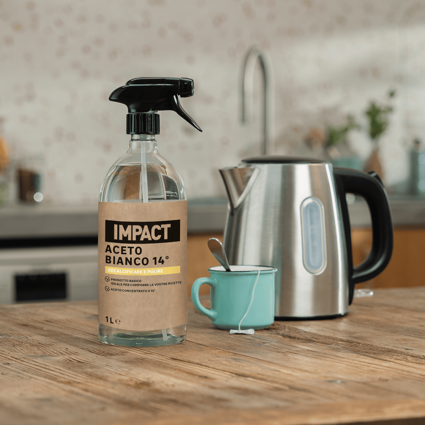 WHITE VINEGAR 14% 1LT IMPACT