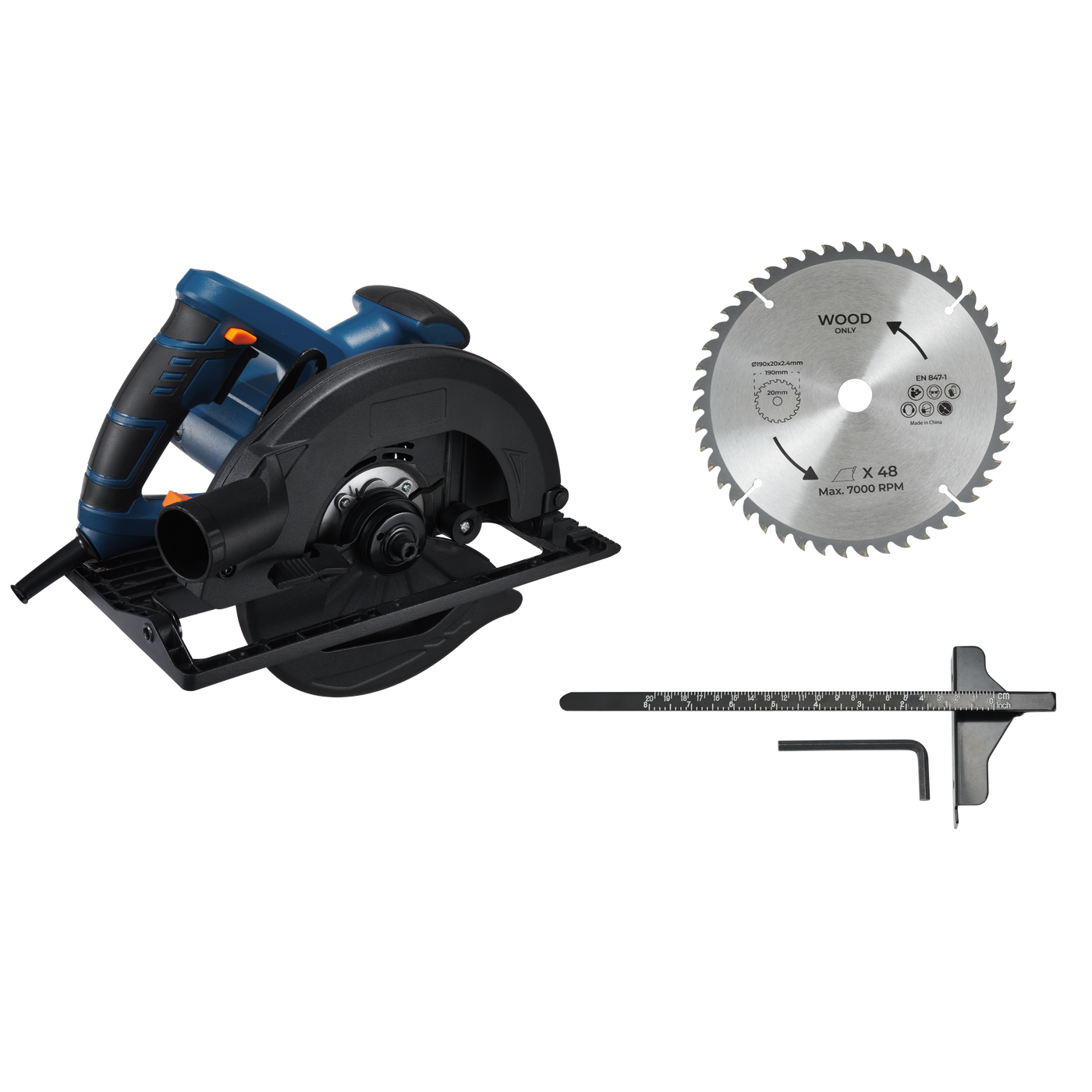 CIRCULAR SAW 190MM 1400W DEXTER
