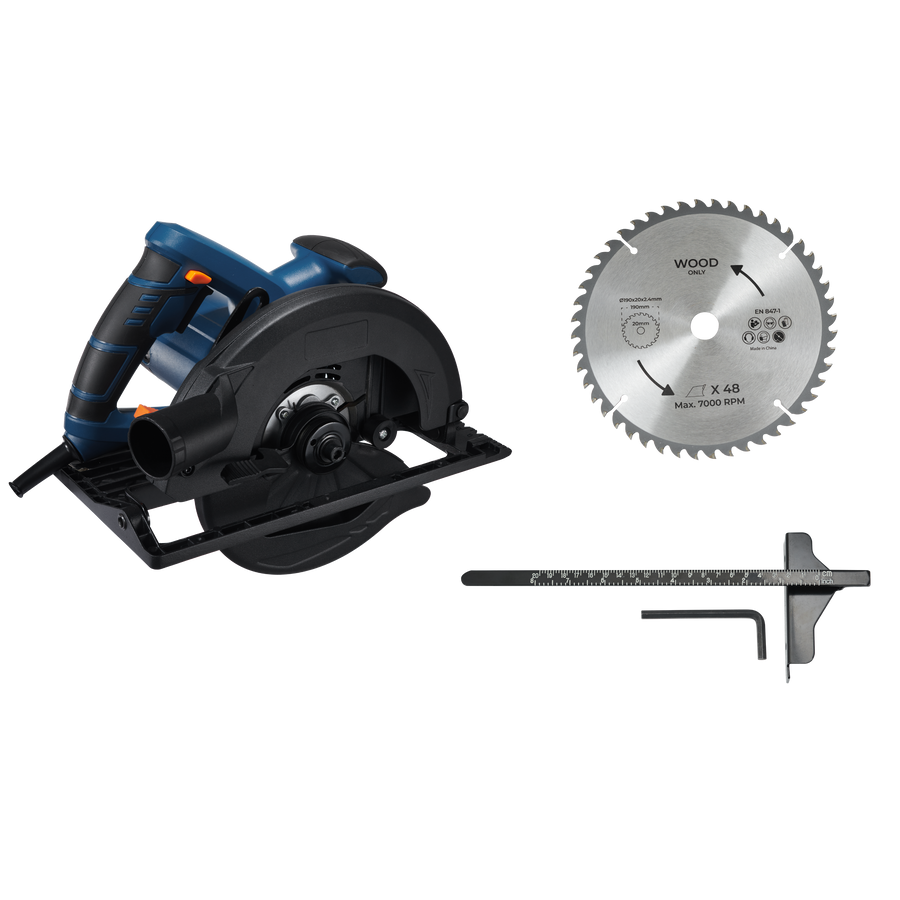 CIRCULAR SAW 190MM 1400W DEXTER