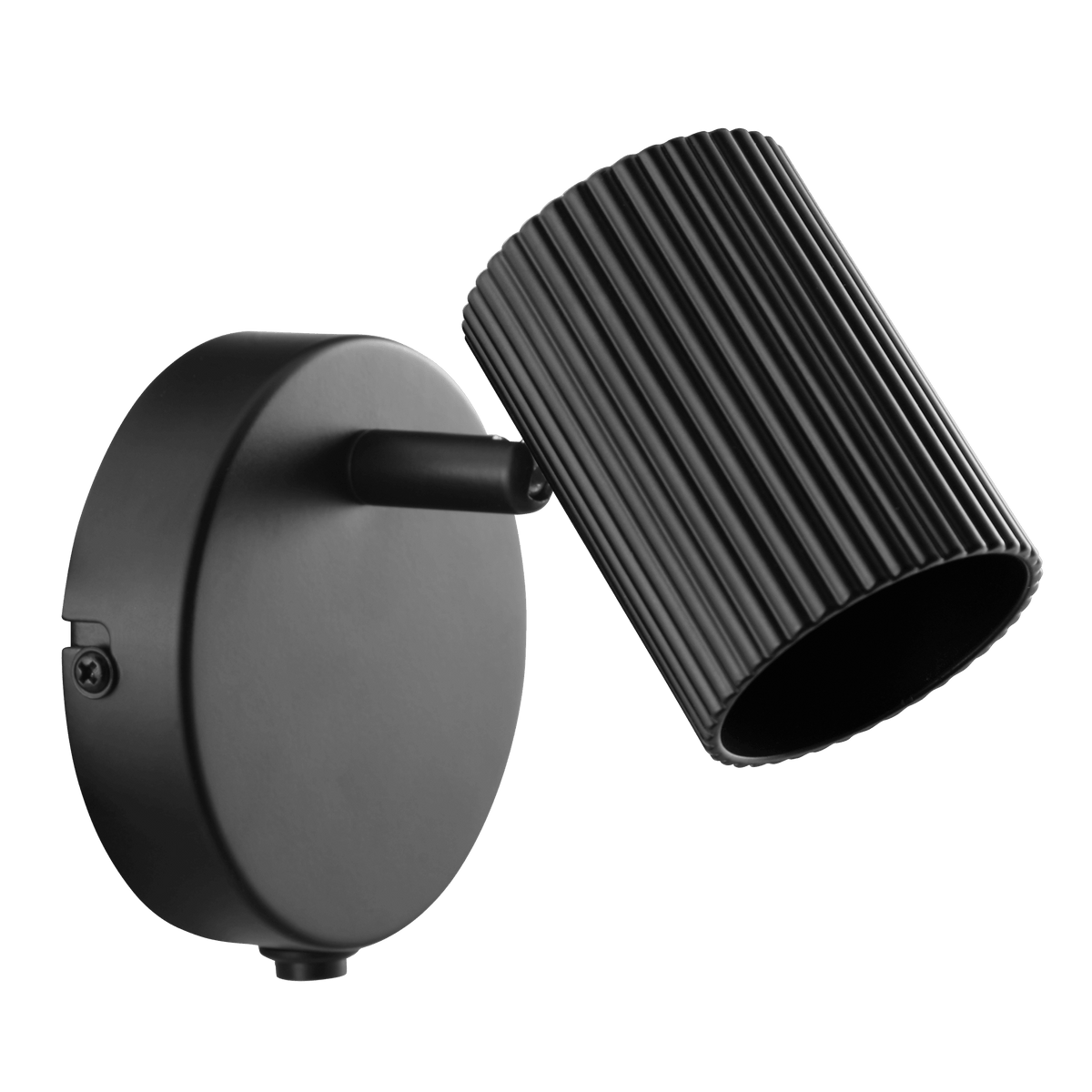 Fabio black metal spotlights, L25cm, 2xGU10