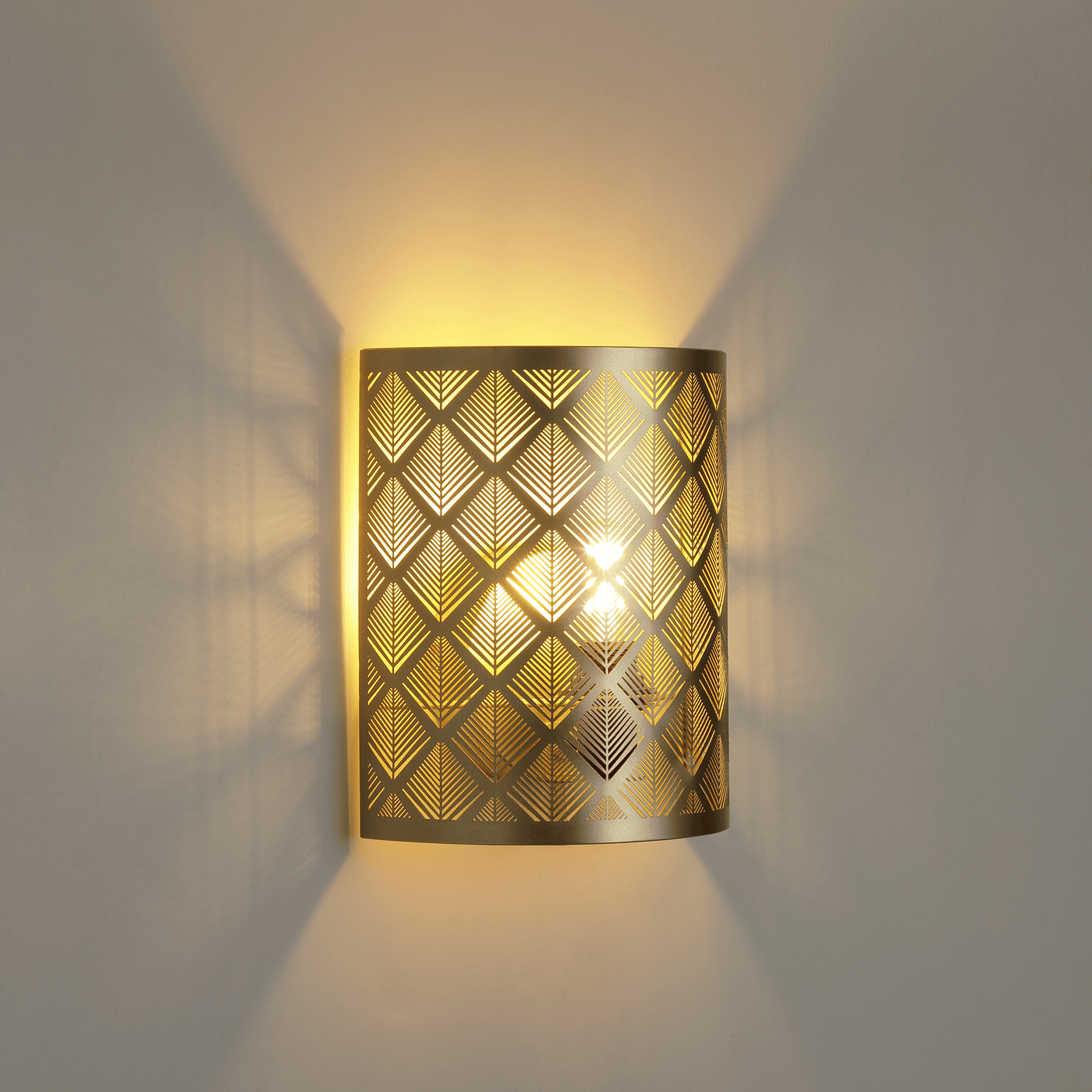 Galati wall light, gold-coloured metal, 11 cm, E27