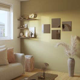 4 STICKY MIRRORS 30X30CM