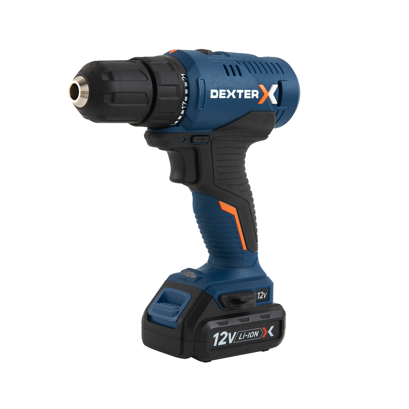DEXTER 12V 1.5AH CORDLESS DRILL WITH CHARGER