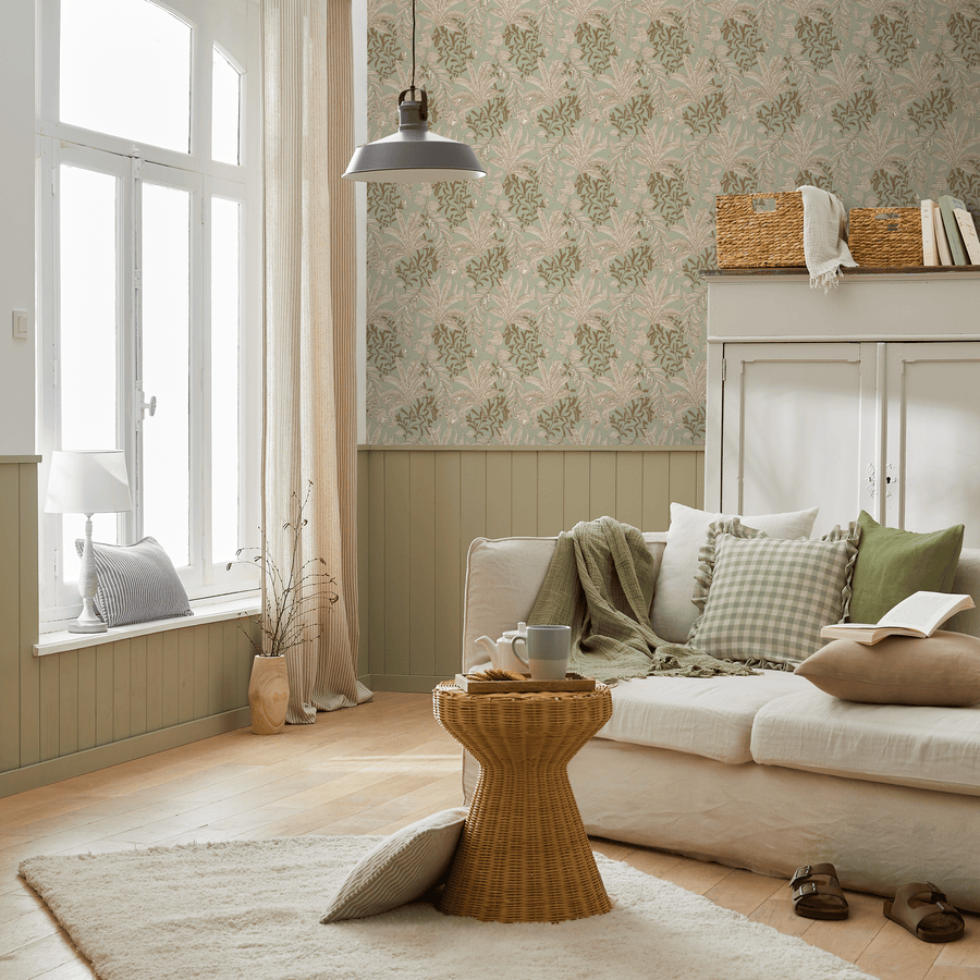 Fleurs Whisper wallpaper, 53 x 10.5 m
