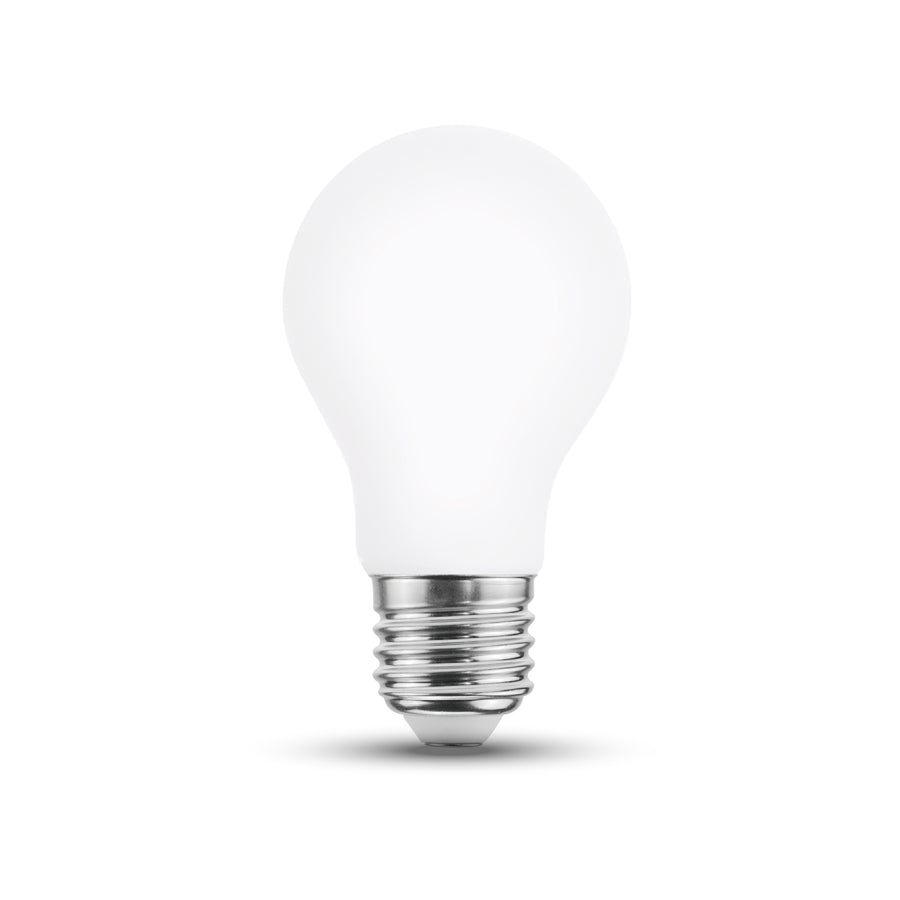 E27 LED bulb (equivalent to 100W), frosted teardrop shape, natural light