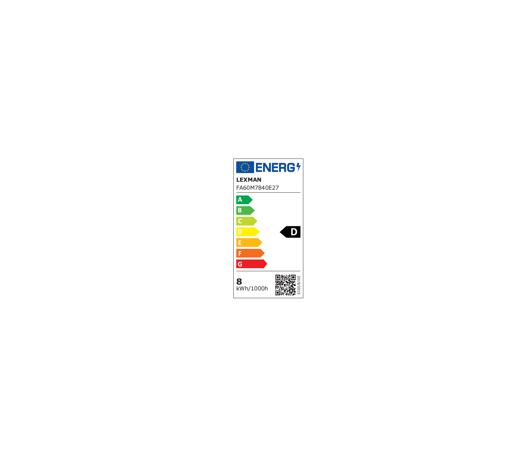 E27 LED bulb = 75W, frosted teardrop shape, natural light