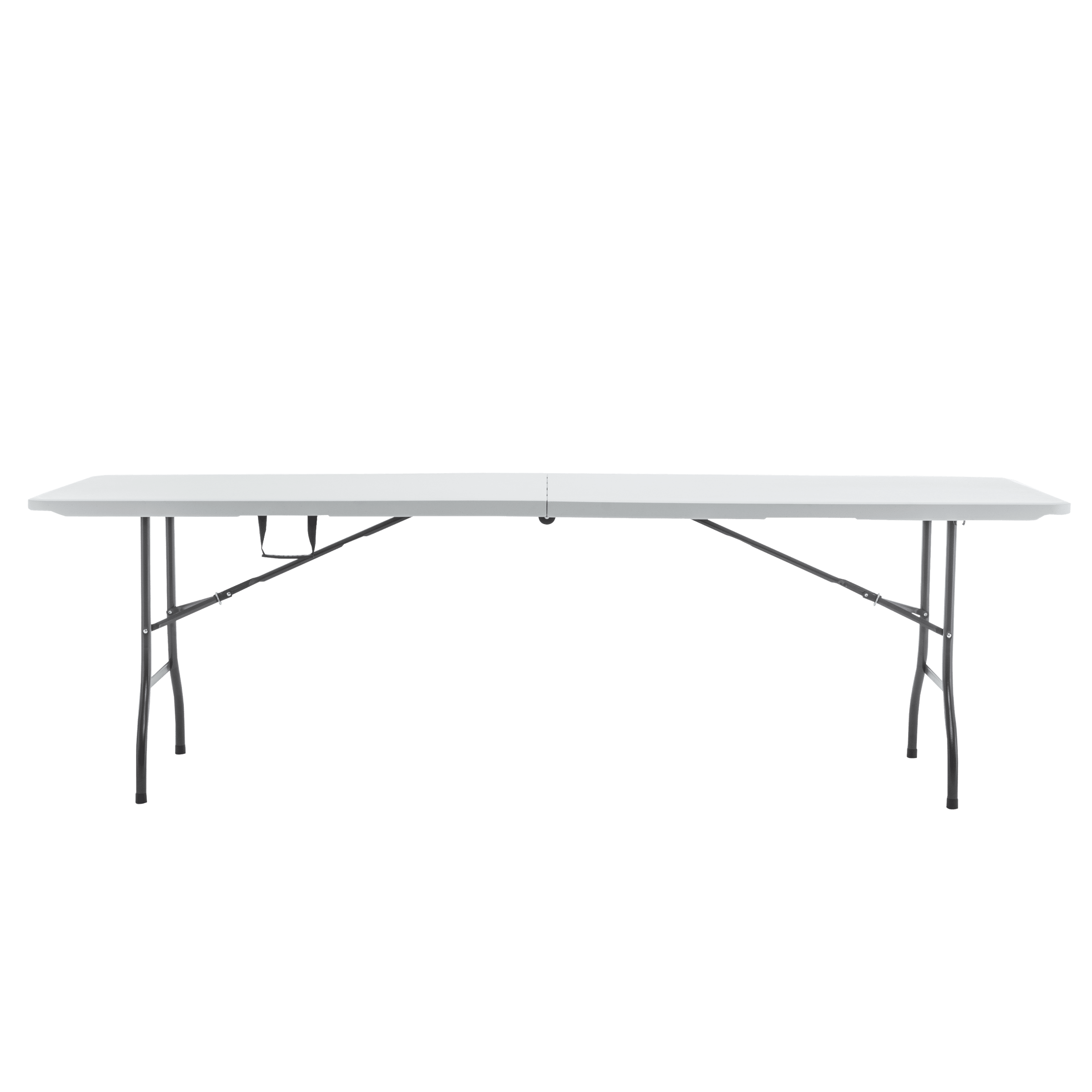 Folo 244x75 pub table in white resin