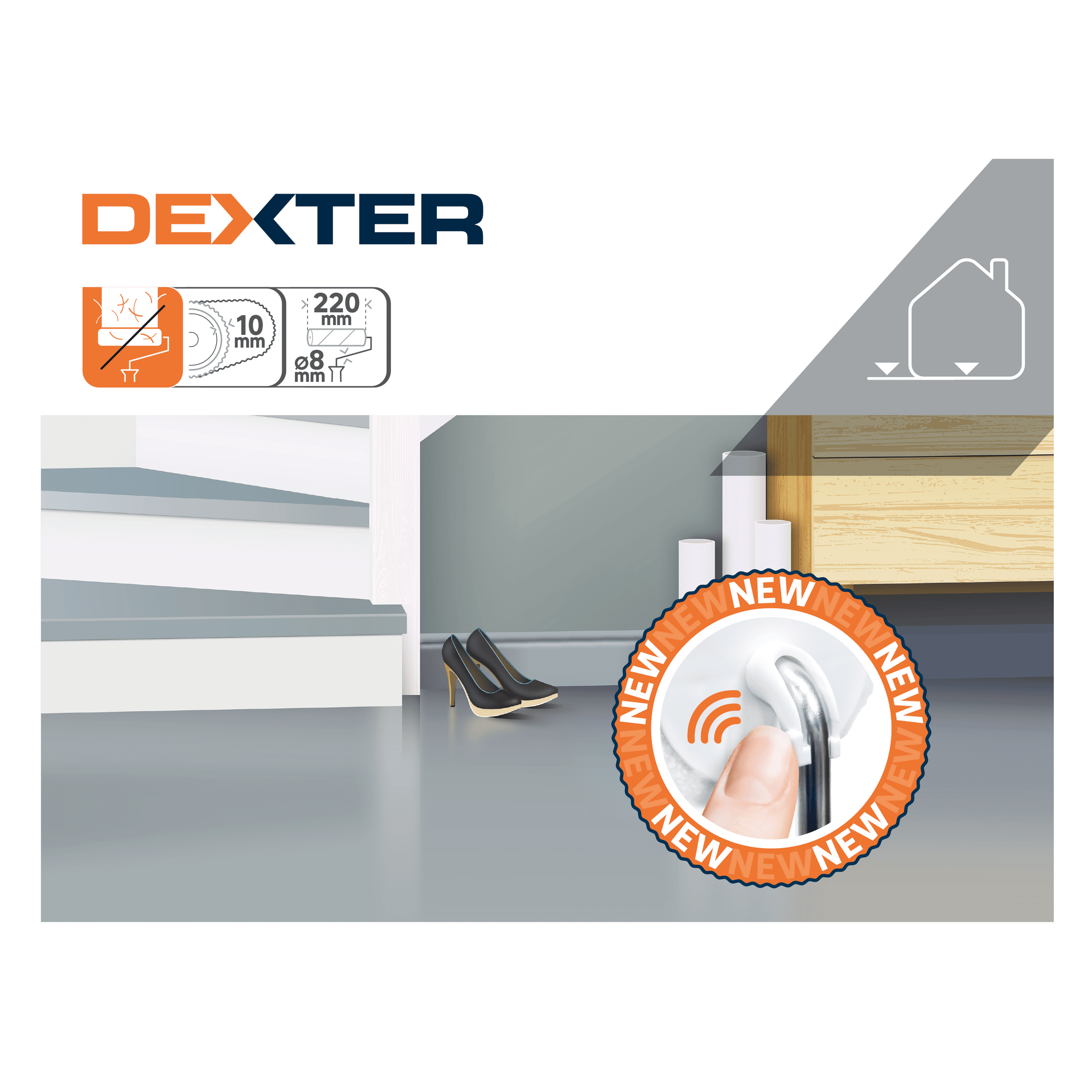 Easy Clip Dexter 22 cm floor polish refill