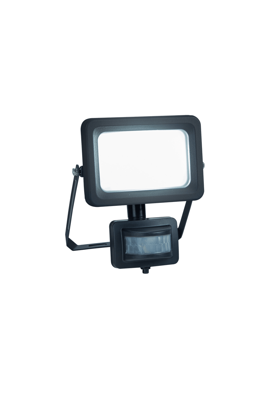 Proiettore yonkers alluminio grigio 15.6x6.8 cm led 10w luce cct sensore di movimento
