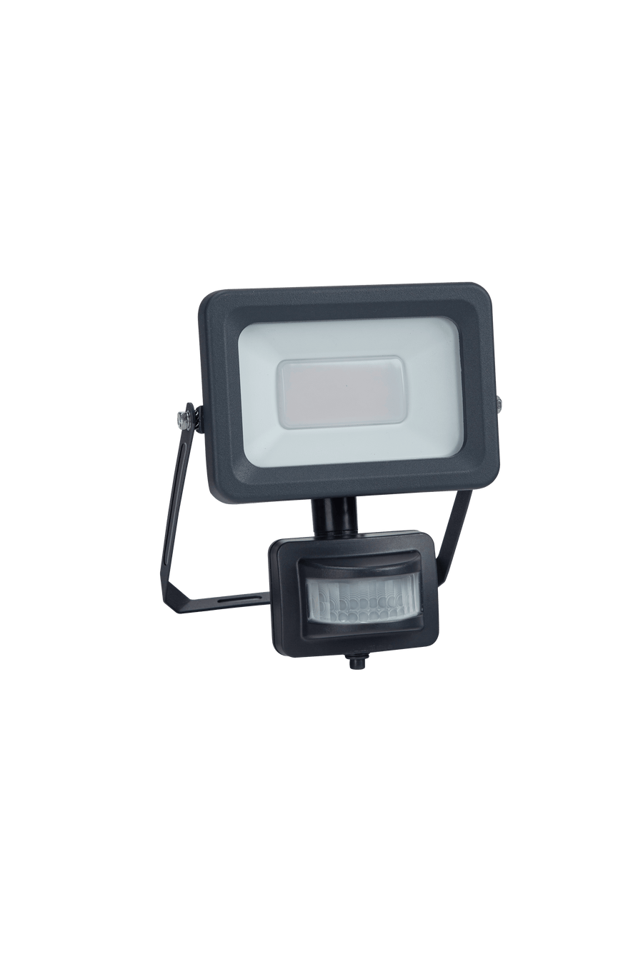 Proiettore yonkers alluminio grigio 15.6x6.8 cm led 10w luce cct sensore di movimento