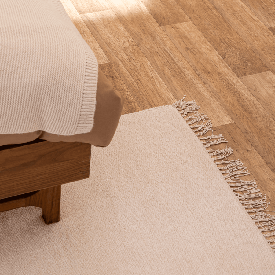 Beige cotton manoa mat 50x80cm
