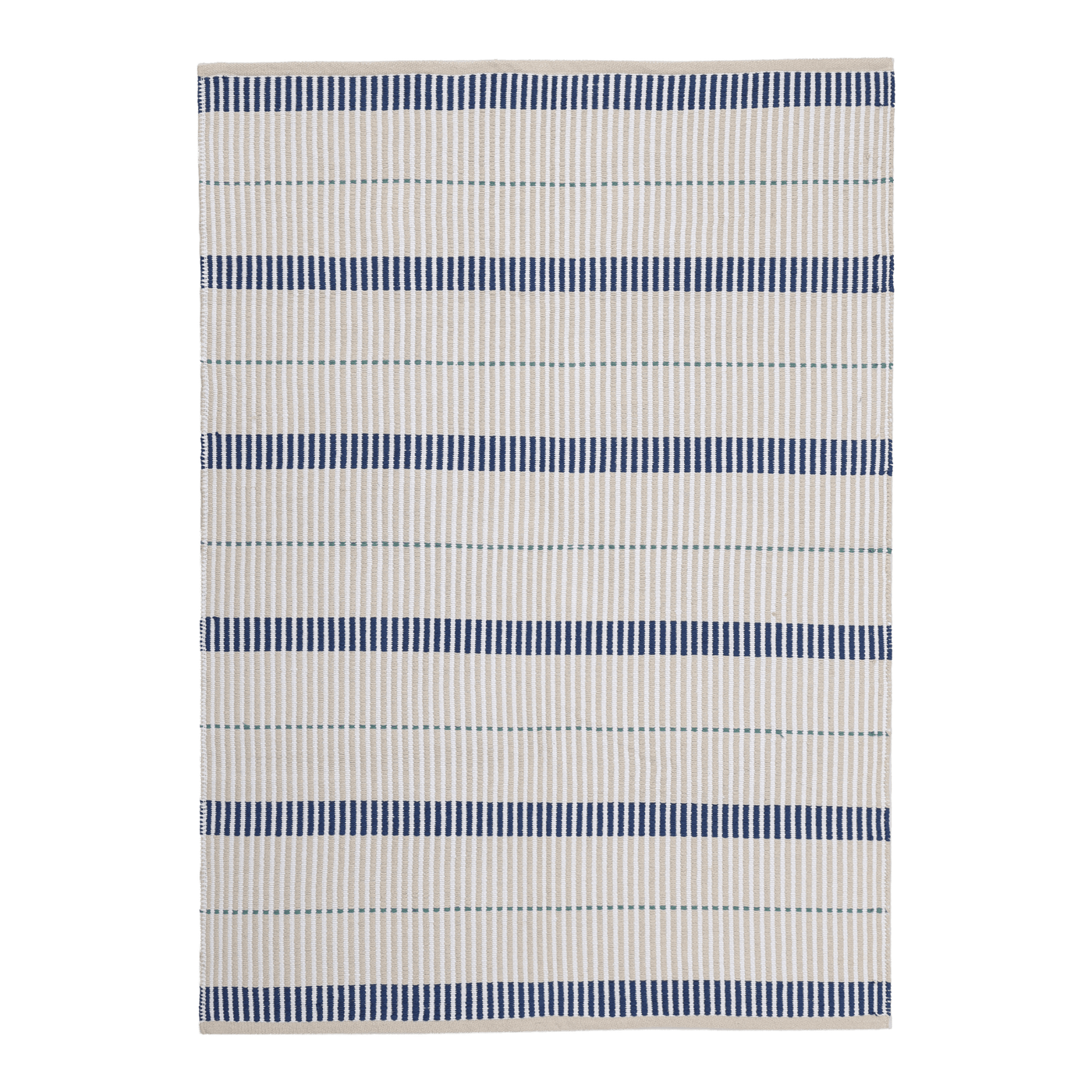 Gridea cotton rug, beige, 120x170 cm