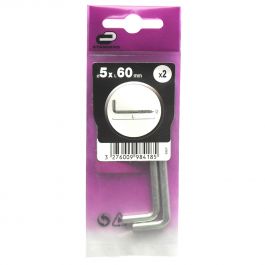 2 GALVANISED STEEL SCREW GATES5X60