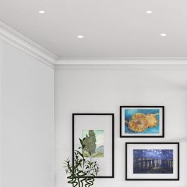 RECESSED SPOTLIGHT EXTRAFLAT ALUMINIUM WHITE D8.5 CM LED 3W NATURAL LIGHT IP20