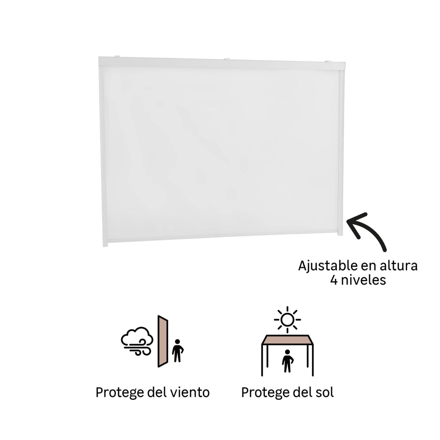 3m white Naterial pergola awning