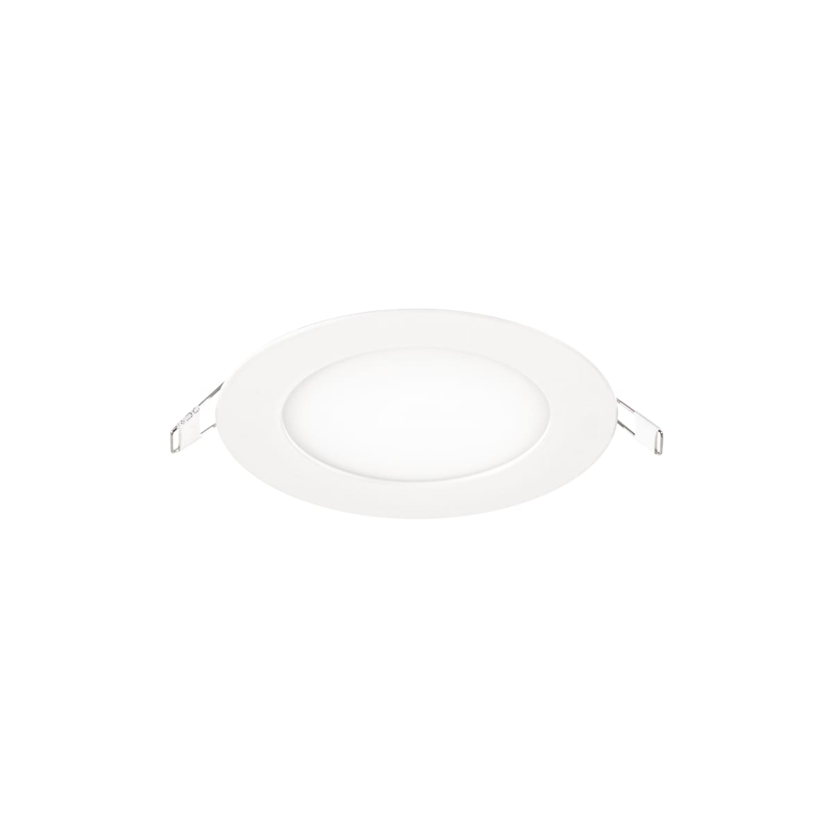 Bricocenter RECESSED SPOTLIGHT EXTRAFLAT ALUMINIUM WHITE D8.5 CM LED 3W NATURAL LIGHT IP20