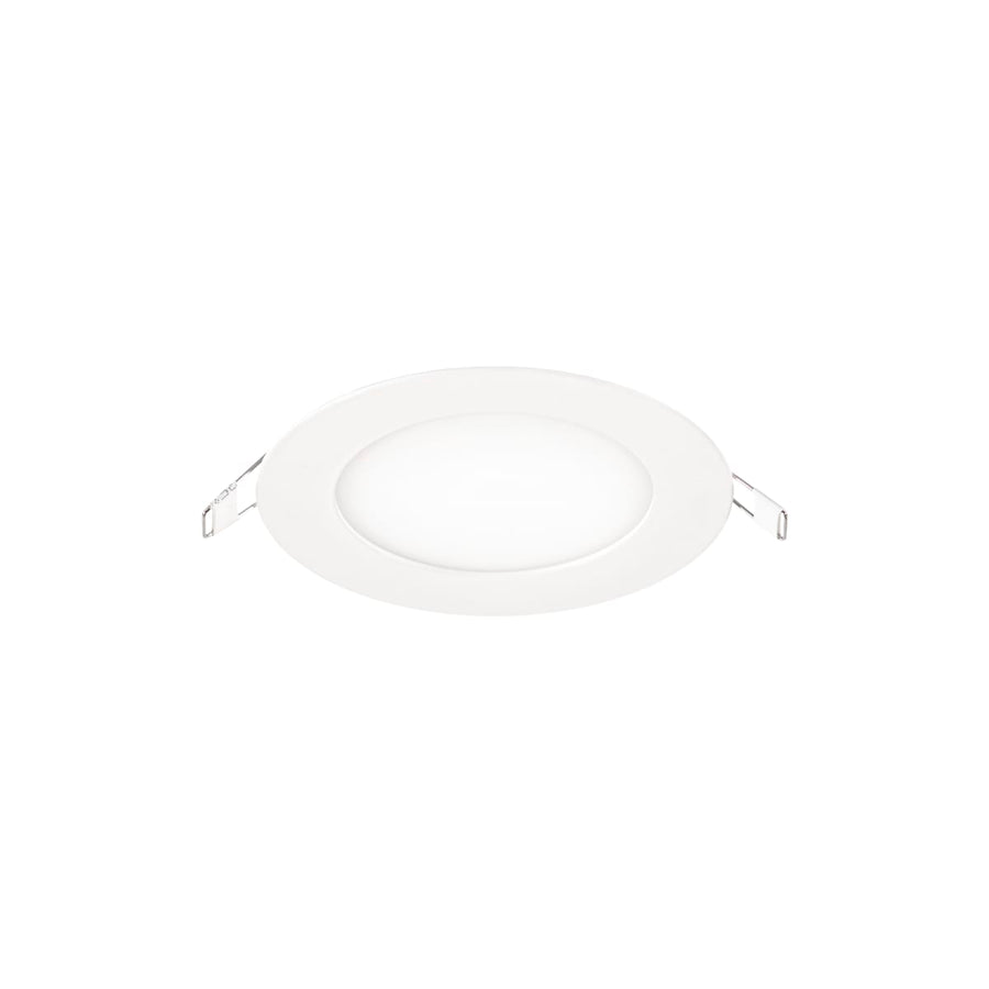 Bricocenter RECESSED SPOTLIGHT EXTRAFLAT ALUMINIUM WHITE D8.5 CM LED 3W NATURAL LIGHT IP20