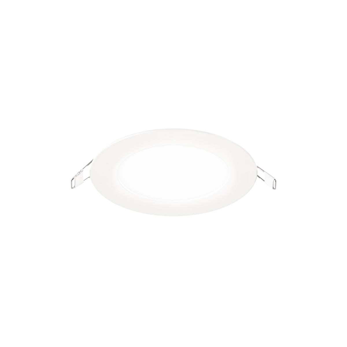 Bricocenter RECESSED SPOTLIGHT EXTRAFLAT ALUMINIUM WHITE D8.5 CM LED 3W NATURAL LIGHT IP20