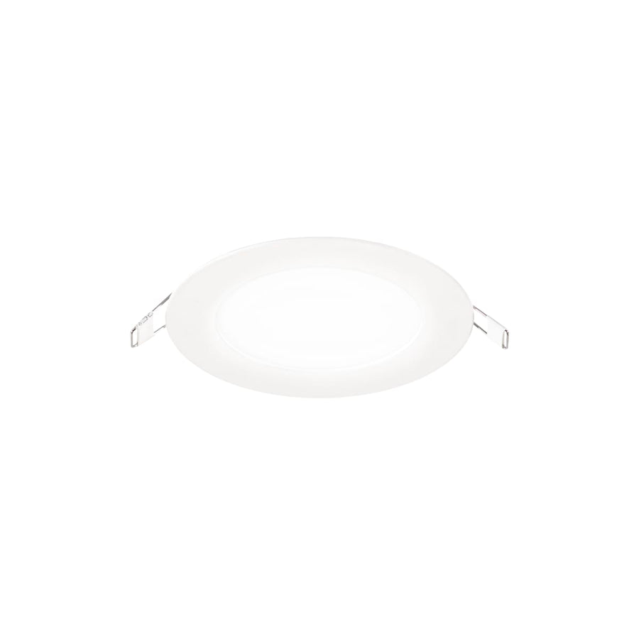 Bricocenter RECESSED SPOTLIGHT EXTRAFLAT ALUMINIUM WHITE D8.5 CM LED 3W NATURAL LIGHT IP20
