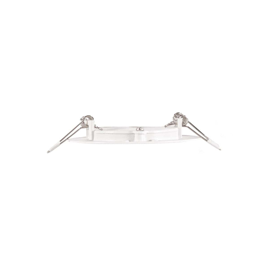 Bricocenter RECESSED SPOTLIGHT EXTRAFLAT ALUMINIUM WHITE D8.5 CM LED 3W NATURAL LIGHT IP20