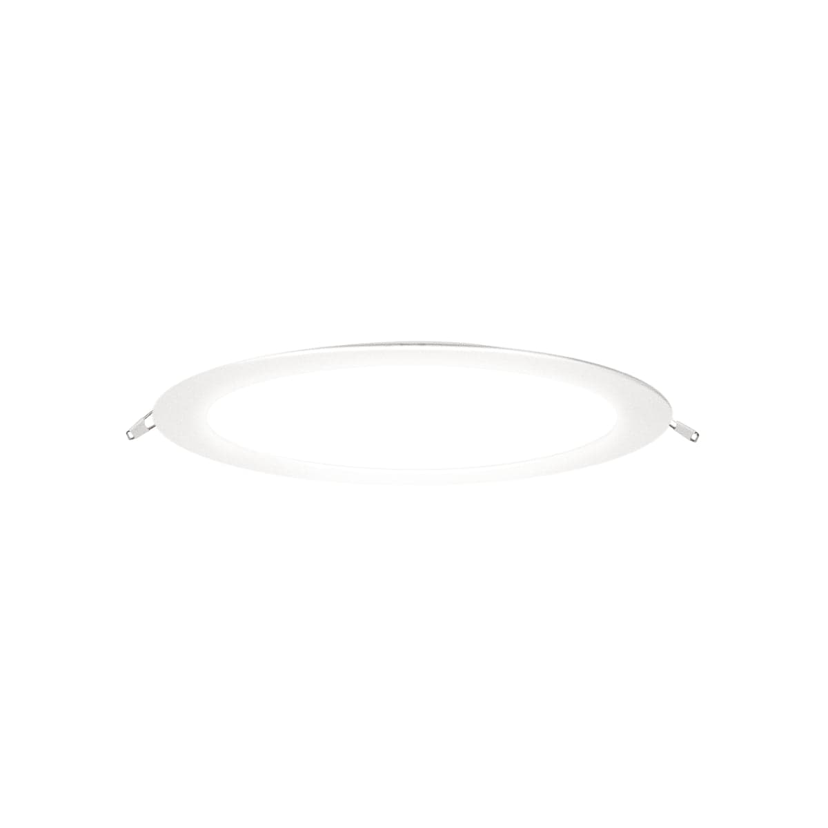 Bricocenter RECESSED SPOTLIGHT EXTRAFLAT ALUMINIUM WHITE D20.5 CM LED 18W NATURAL LIGHT IP20