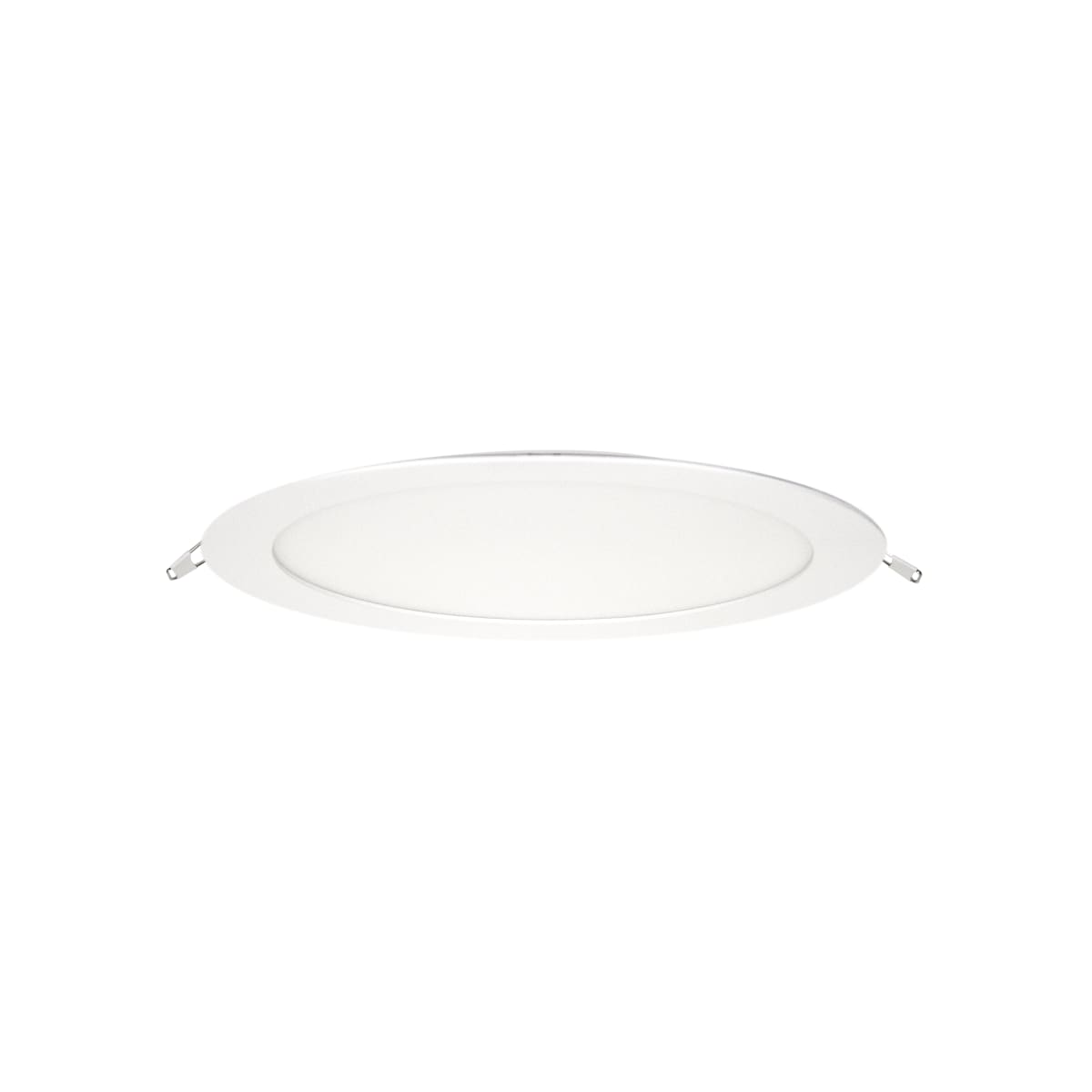 Bricocenter RECESSED SPOTLIGHT EXTRAFLAT ALUMINIUM WHITE D20.5 CM LED 18W NATURAL LIGHT IP20